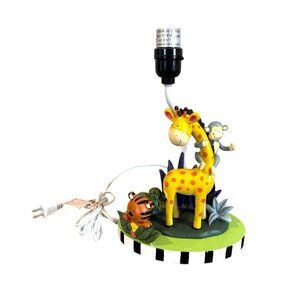 Teamson Design Fantasy Fields Sunny Safari Animal Kids Table Lamp Toy Furniture